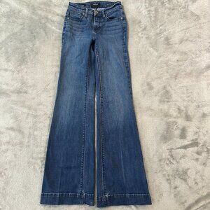 Haala Denim Jeans Size 24 Bella Trouser Flare Leg Dark Wash
